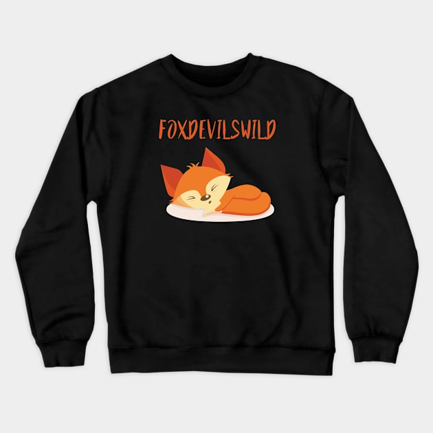 Foxdevilswild - Denglisch Joke Crewneck Sweatshirt by DenglischQuotes